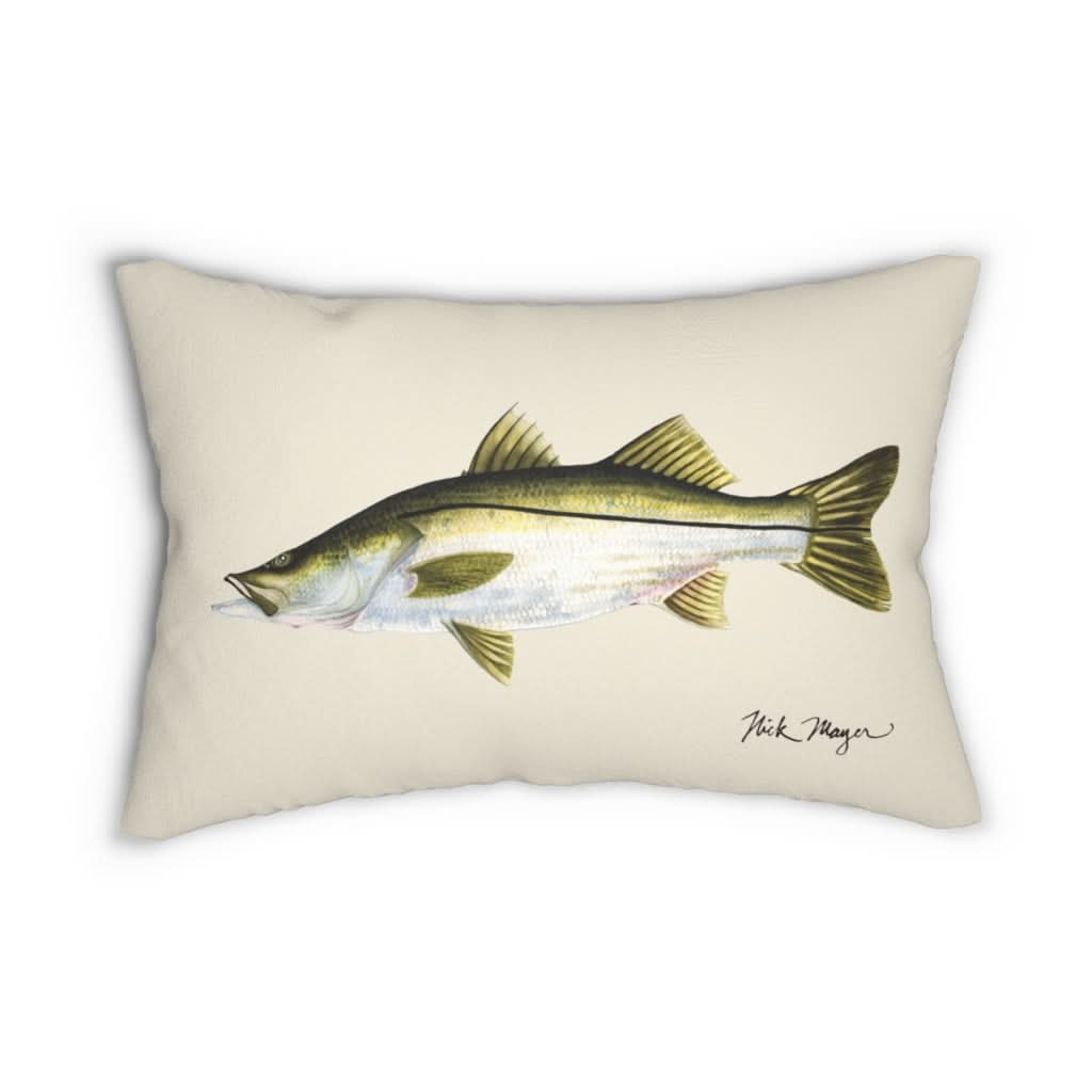 Snook Throw Pillow