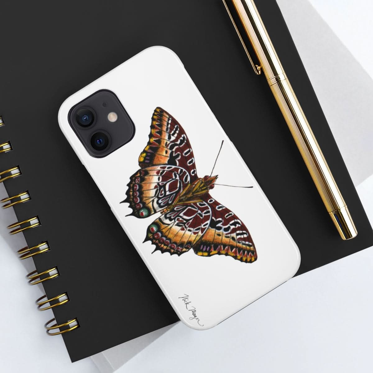 Black Bordered Charaxes Phone Case (iPhone)