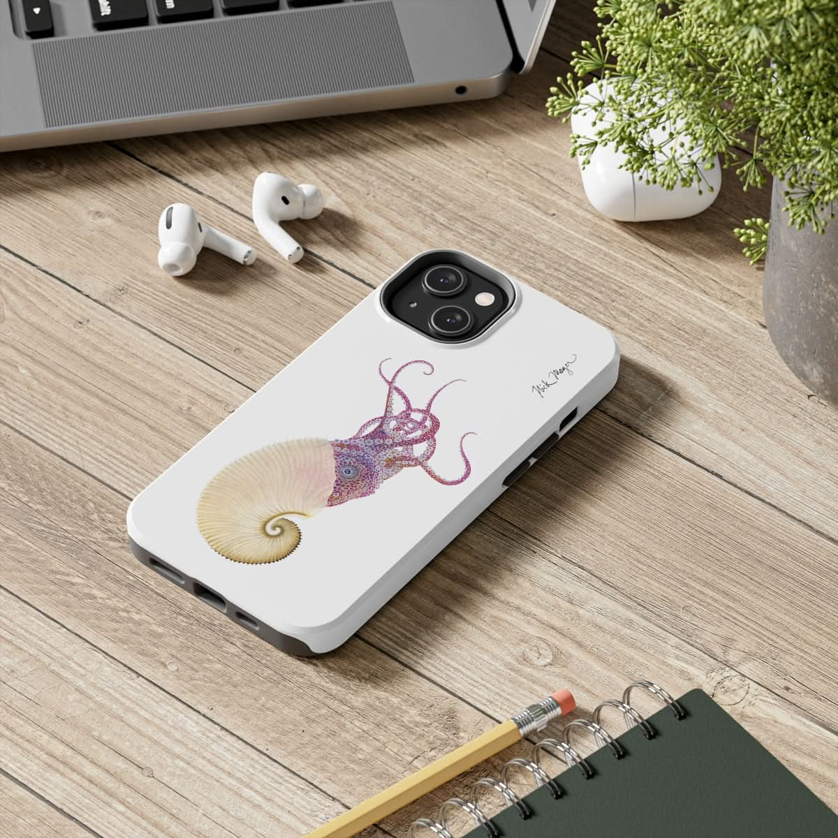 Paper Nautilus Phone Case (iPhone)