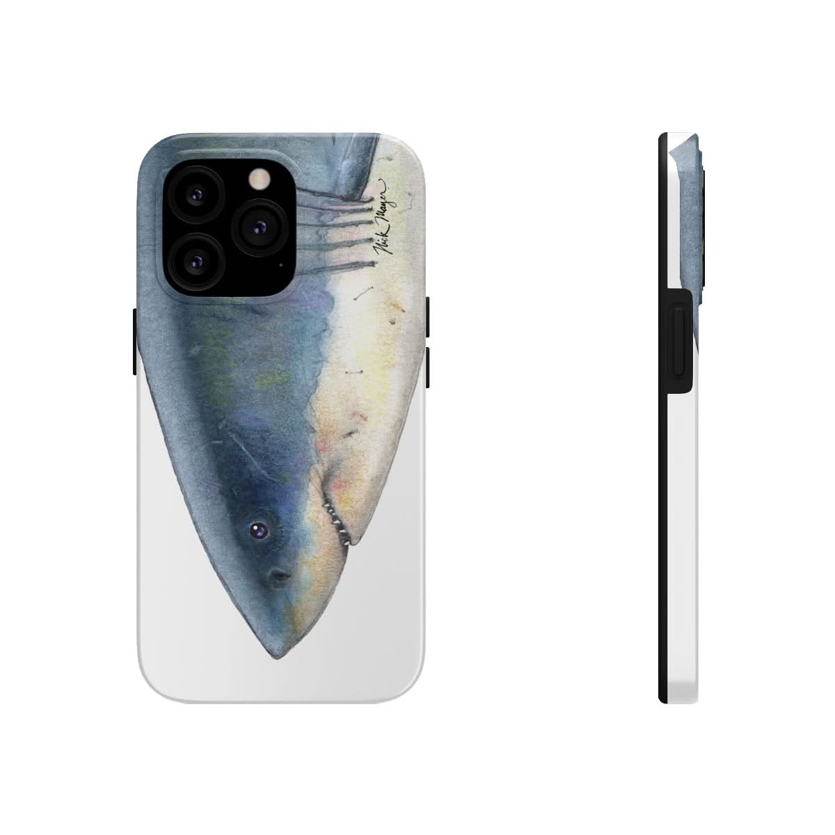 Great White Shark Face Phone Case (iPhone)