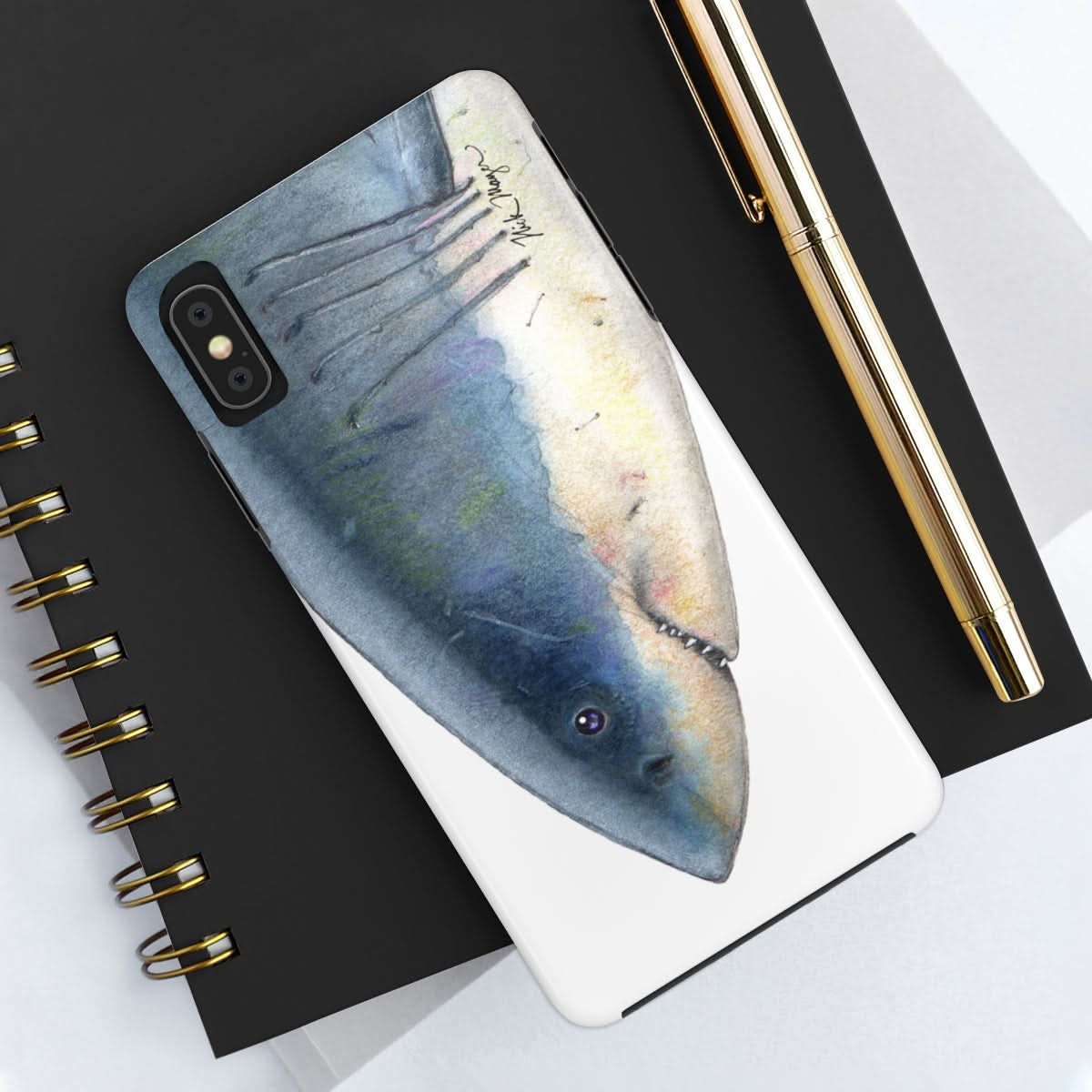 Great White Shark Face Phone Case (iPhone)