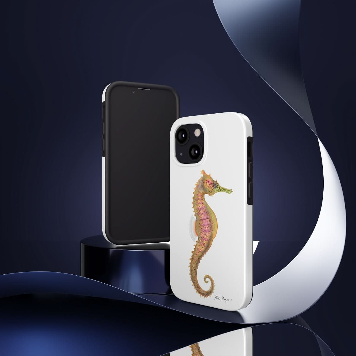 Pink Seahorse Phone Case (iPhone)