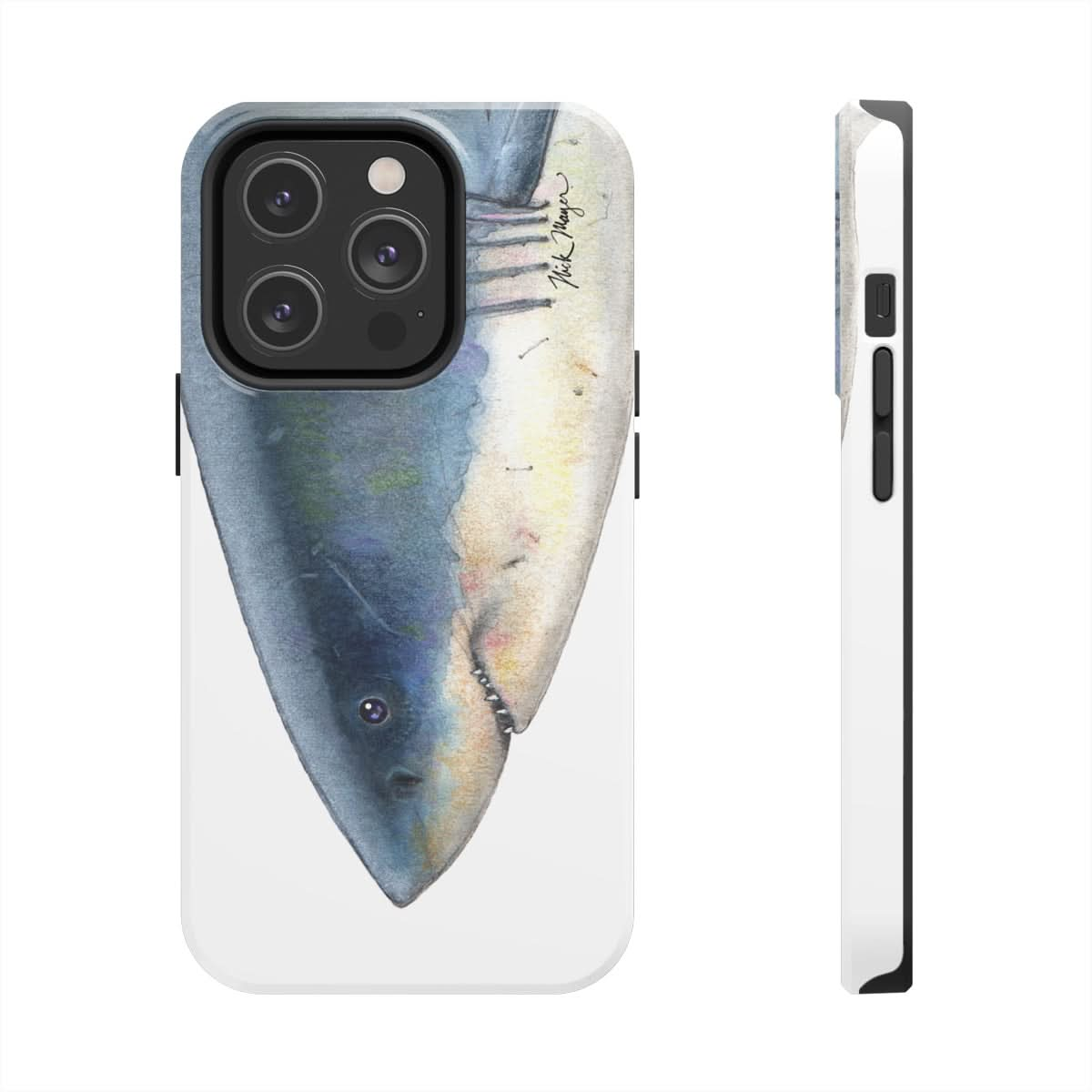 Great White Shark Face Phone Case (iPhone)