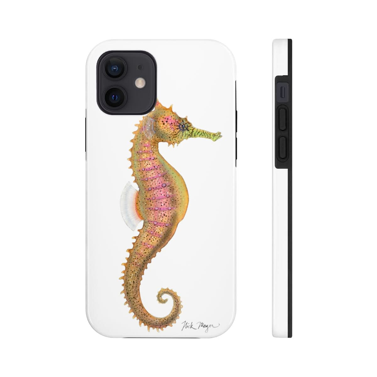 Pink Seahorse Phone Case (iPhone)