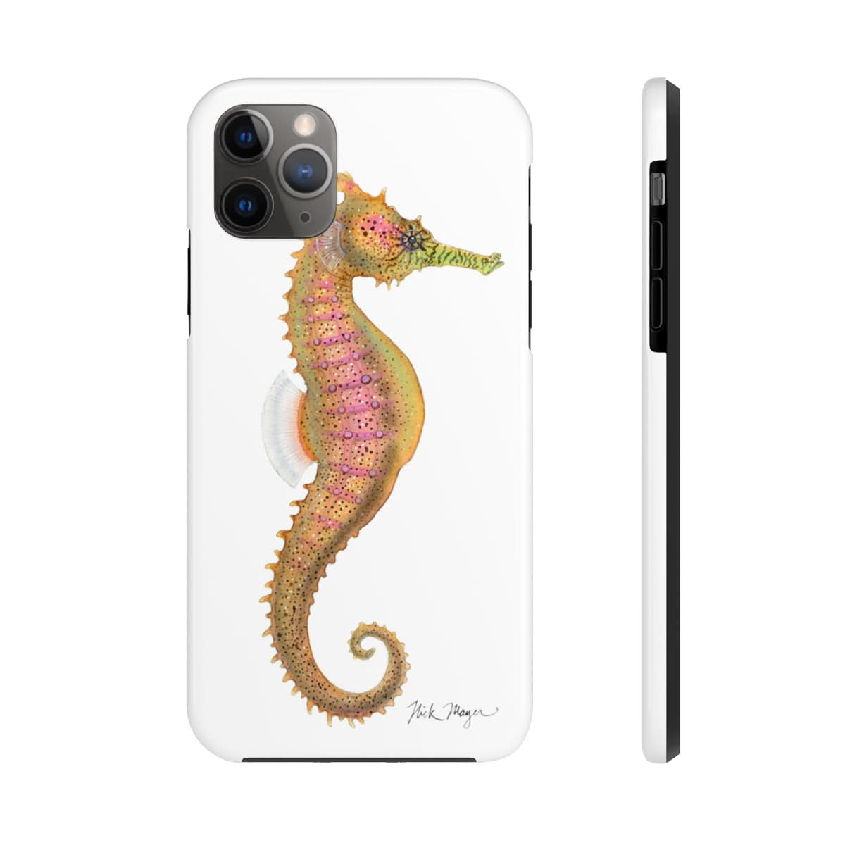 Pink Seahorse Phone Case (iPhone)