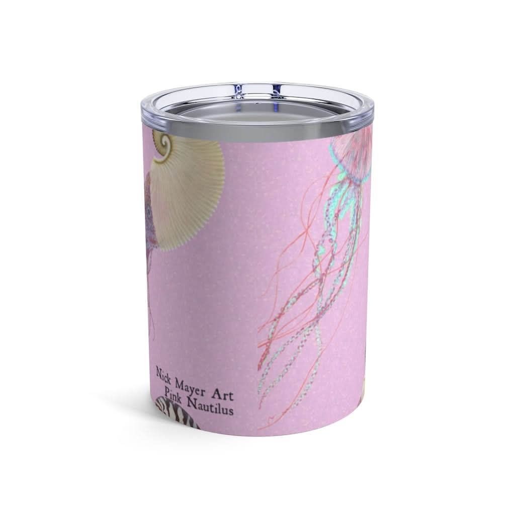 Pink Nautilus, 10 oz Steel Tumbler