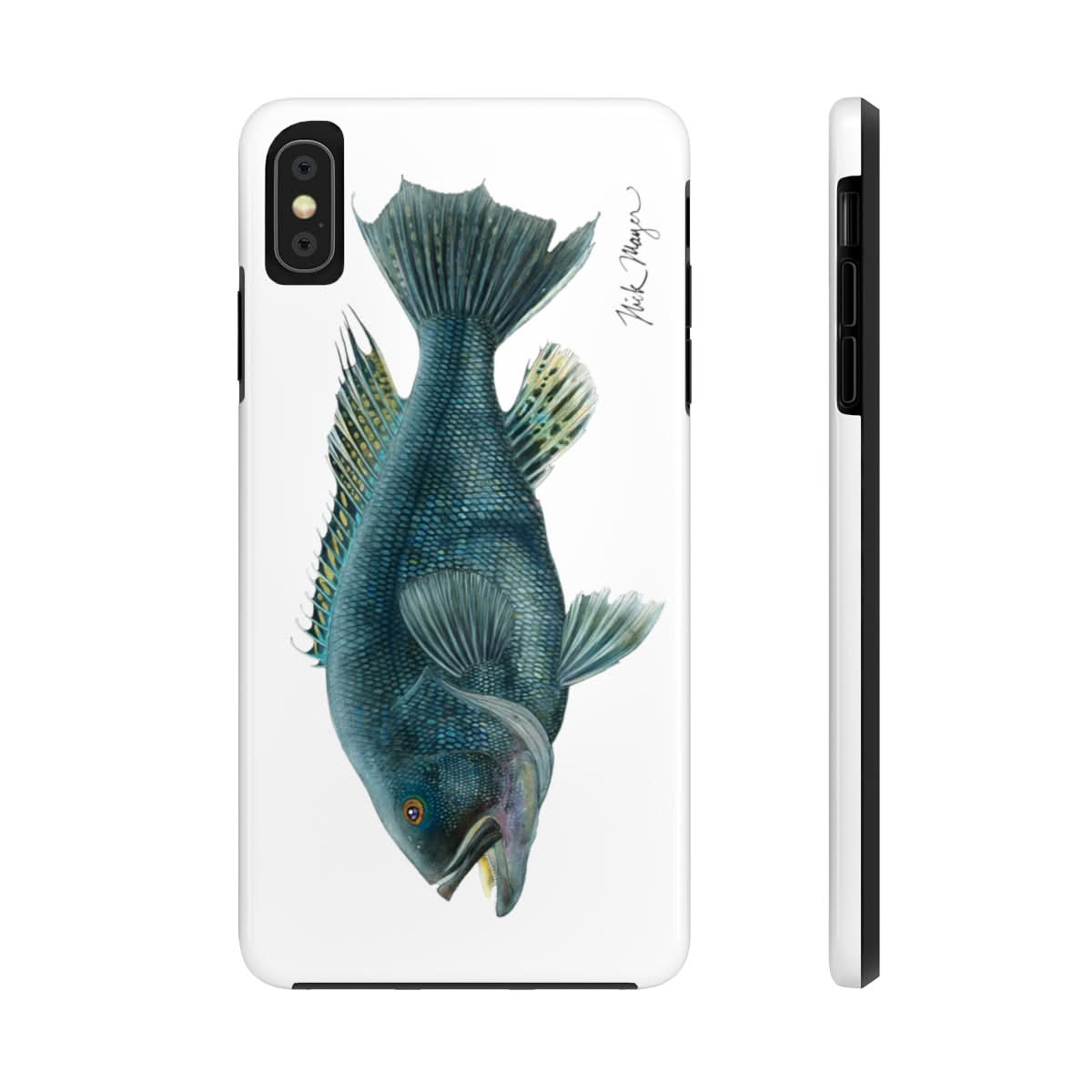 Black Sea Bass Phone Case (iPhone)