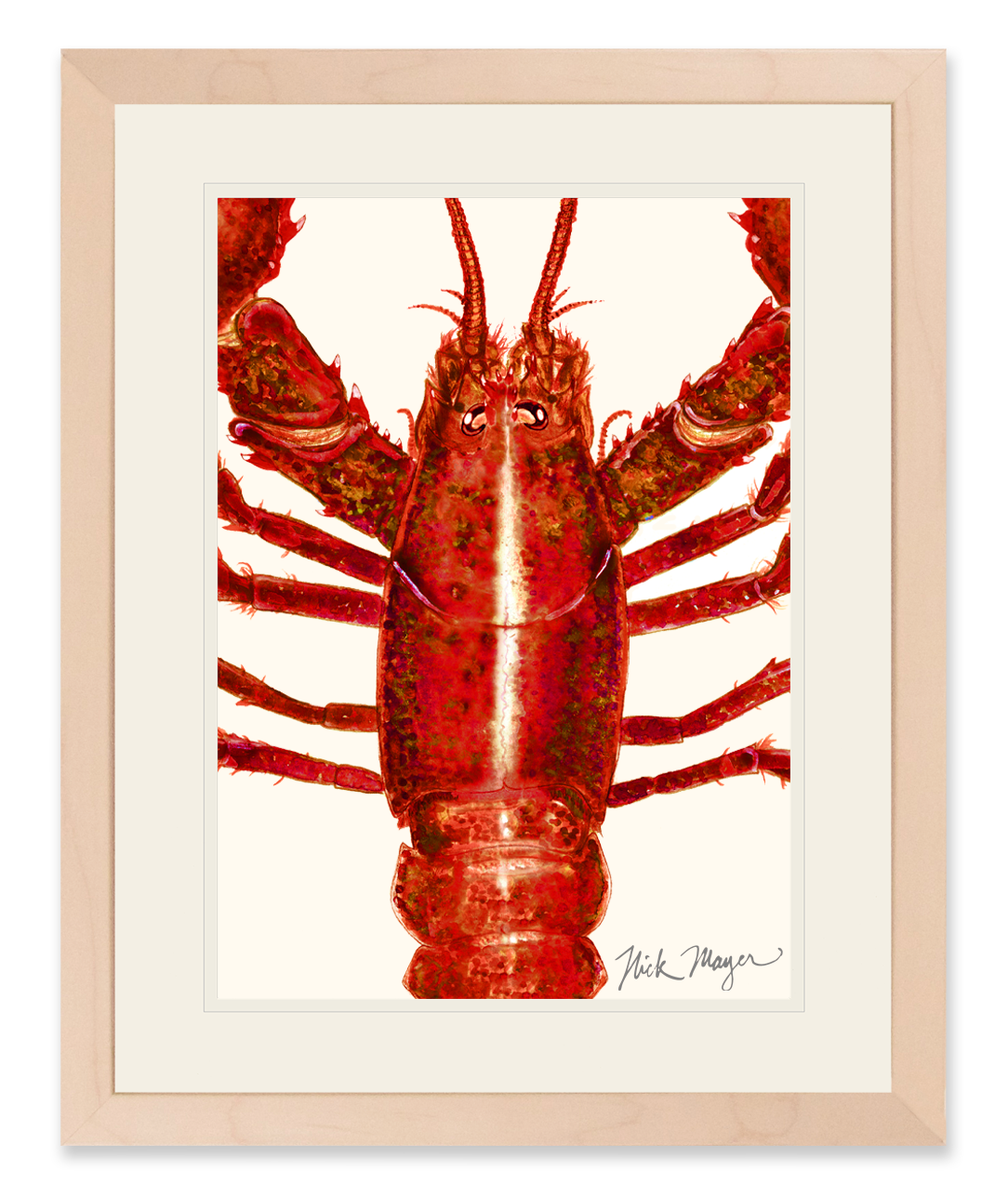 Red Lobster Closeup Limited Edition Print