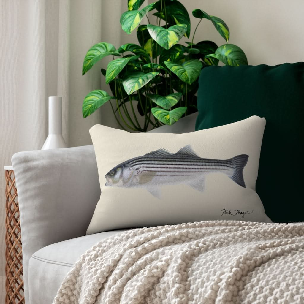 Schoolie Striper Throw Pillow