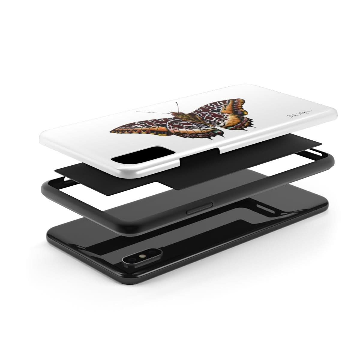 Black Bordered Charaxes Phone Case (iPhone)