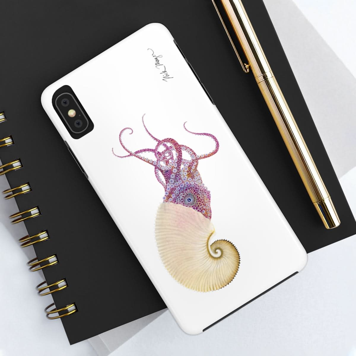 Paper Nautilus Phone Case (iPhone)