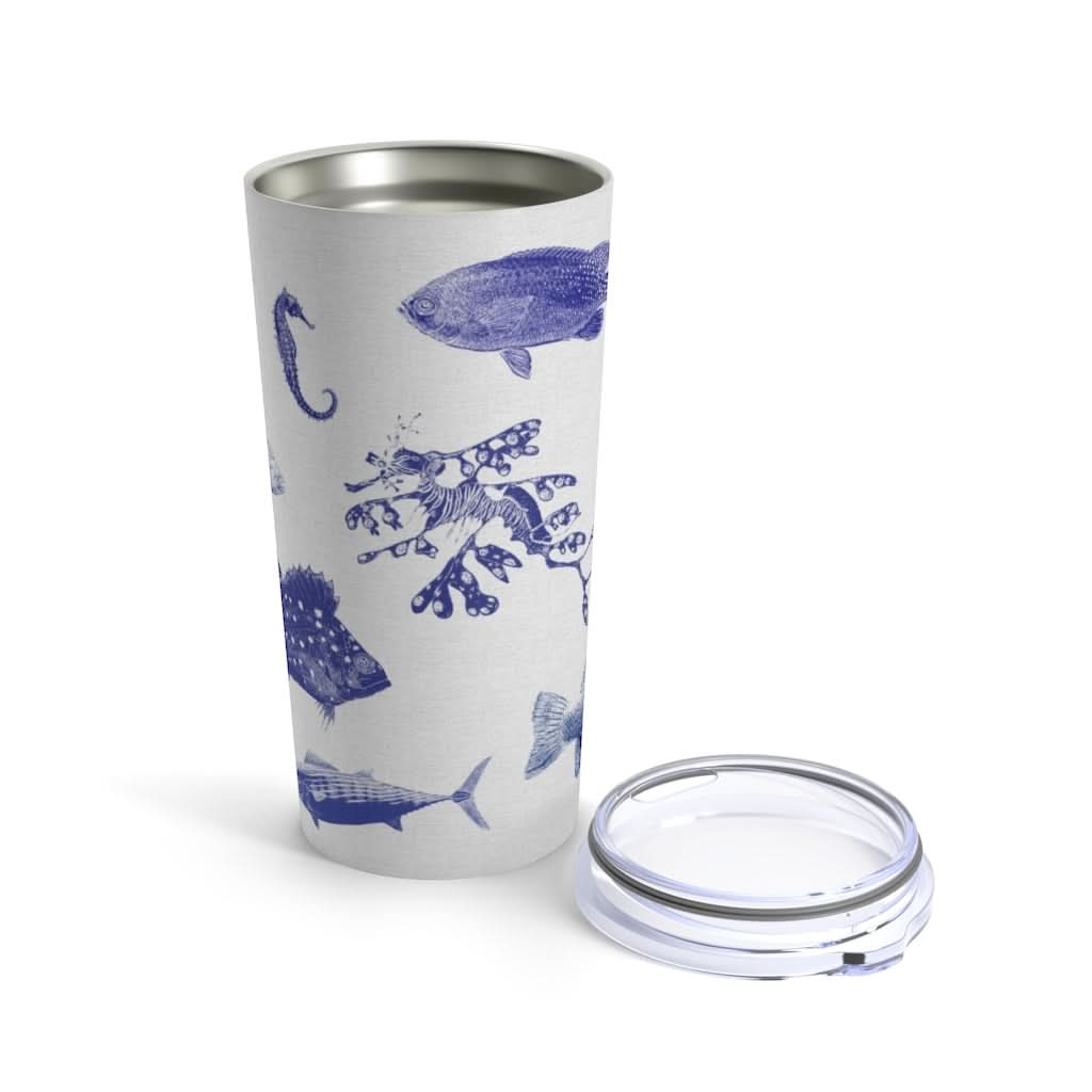 Ocean Stamps, 20 oz Steel Tumbler