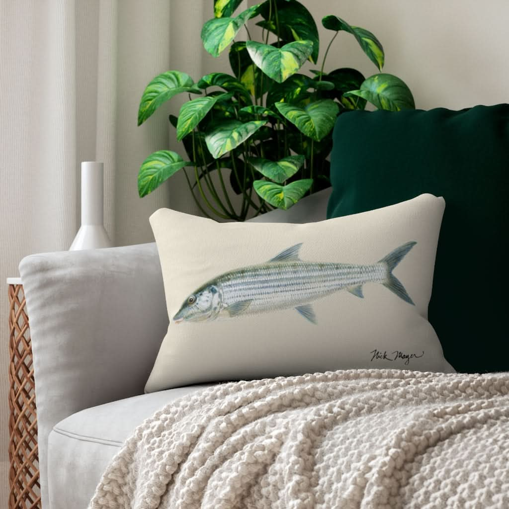 Bonefish Throw Pillow