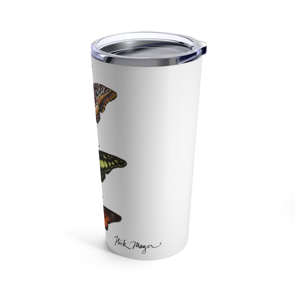 Butterfly Trio 20 oz Steel Tumbler