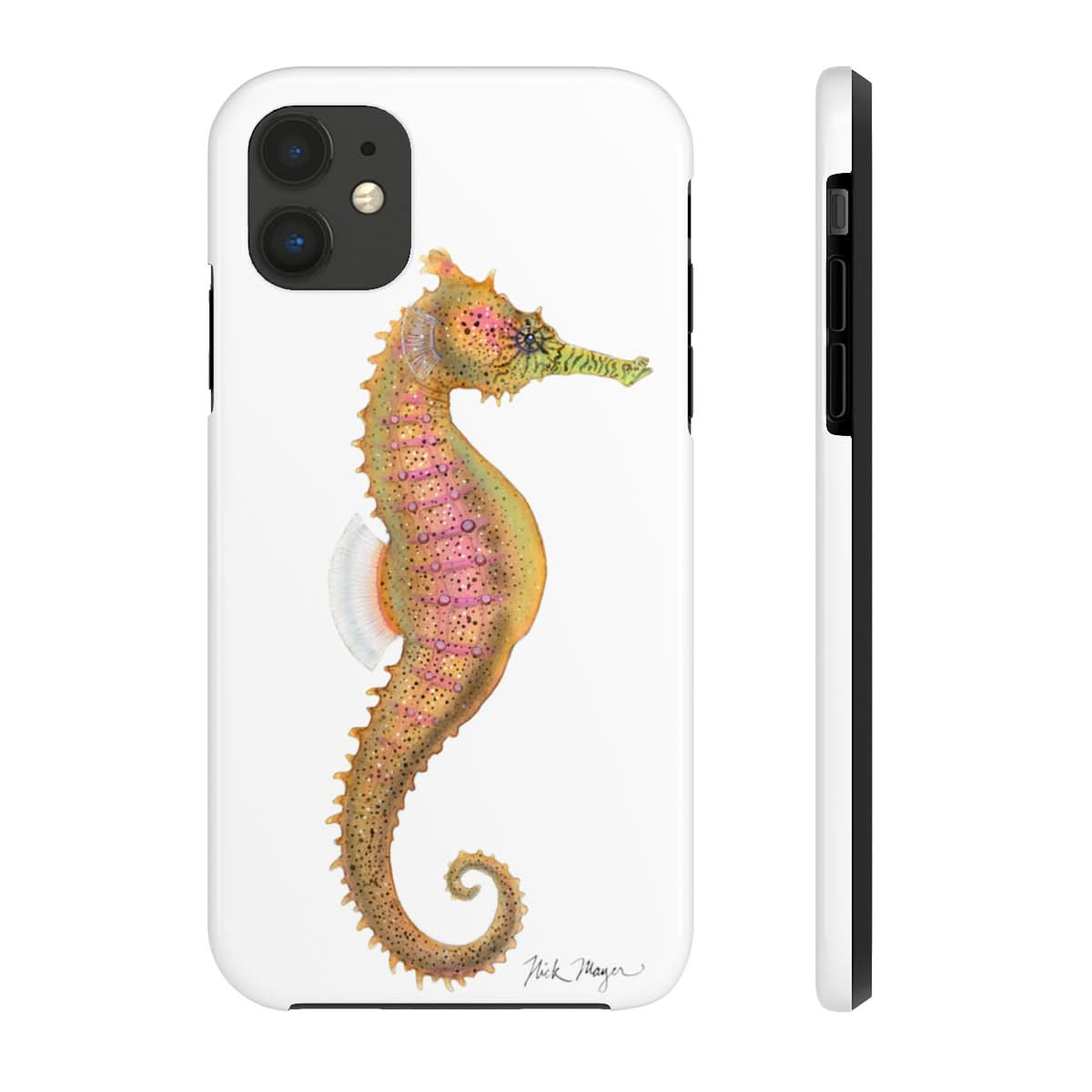 Pink Seahorse Phone Case (iPhone)