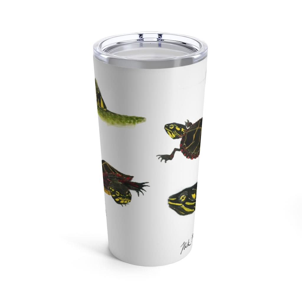 Baby Painted Turtles, 20 oz Steel Tumbler