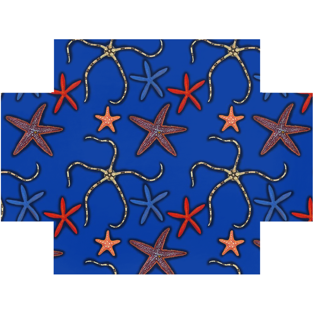 Blue Starfish Crib Sheet