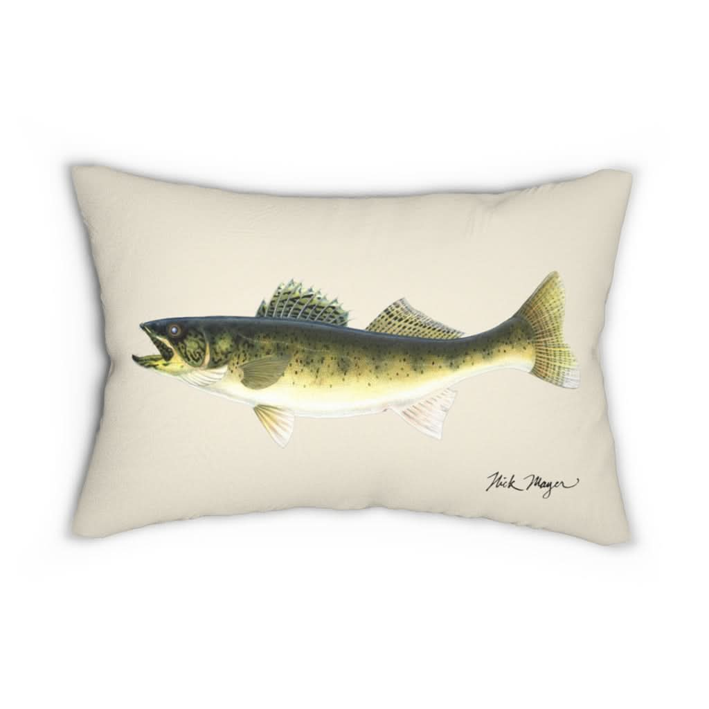 Walleye Throw Pillow