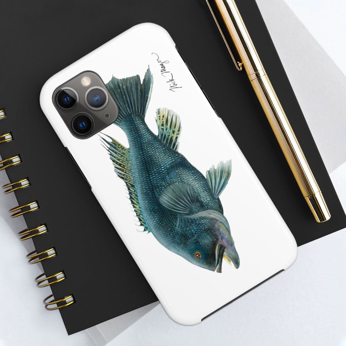 Black Sea Bass Phone Case (iPhone)