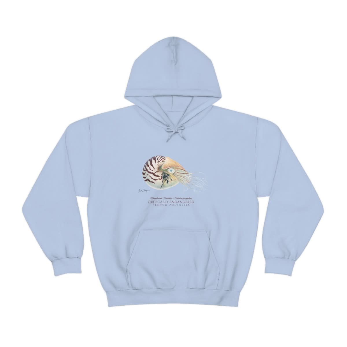 Endangered Chambered Nautilus Warm Hoodie