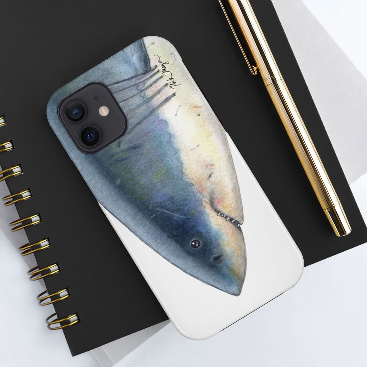 Great White Shark Face Phone Case (iPhone)