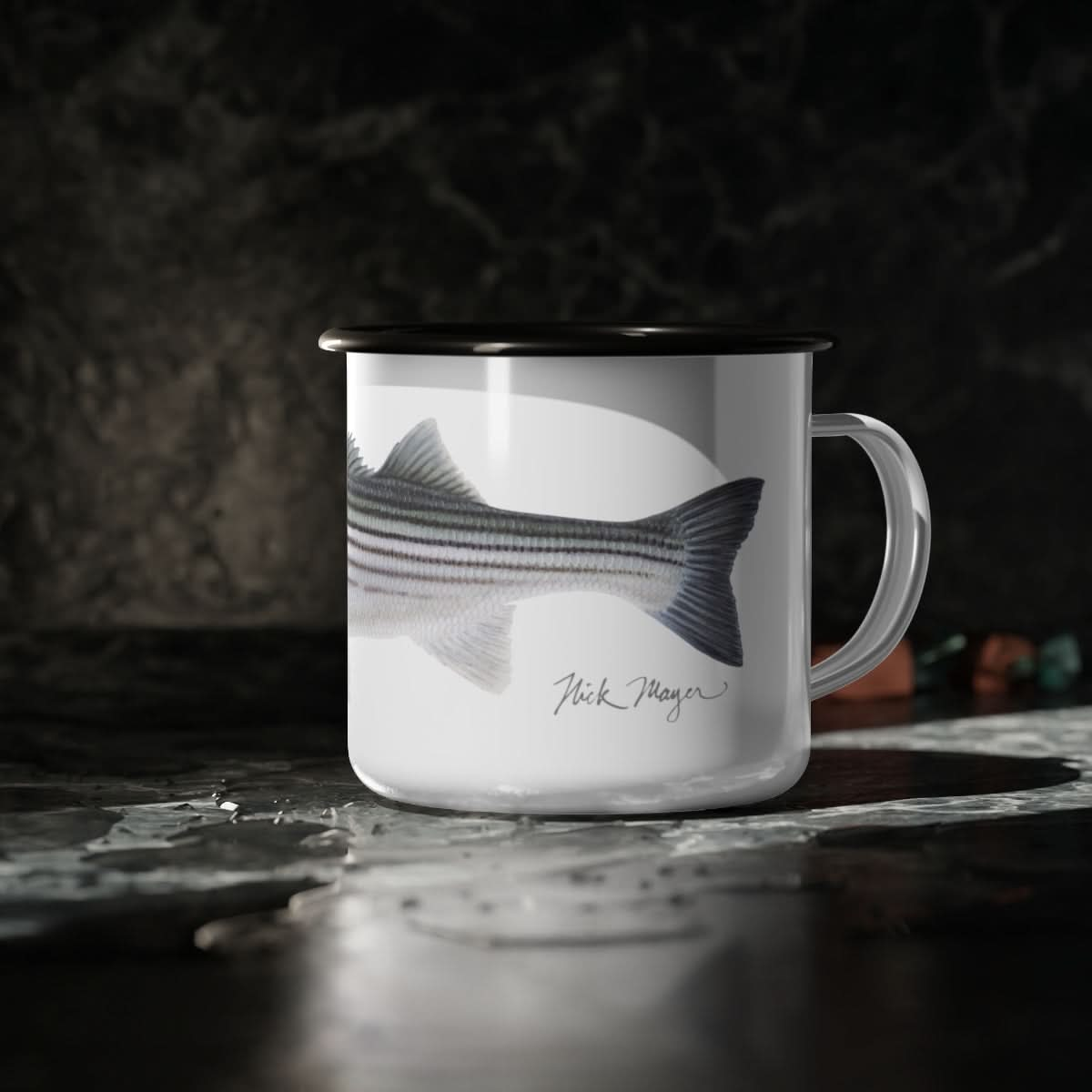 Schoolie Striper Mini Camp Mug