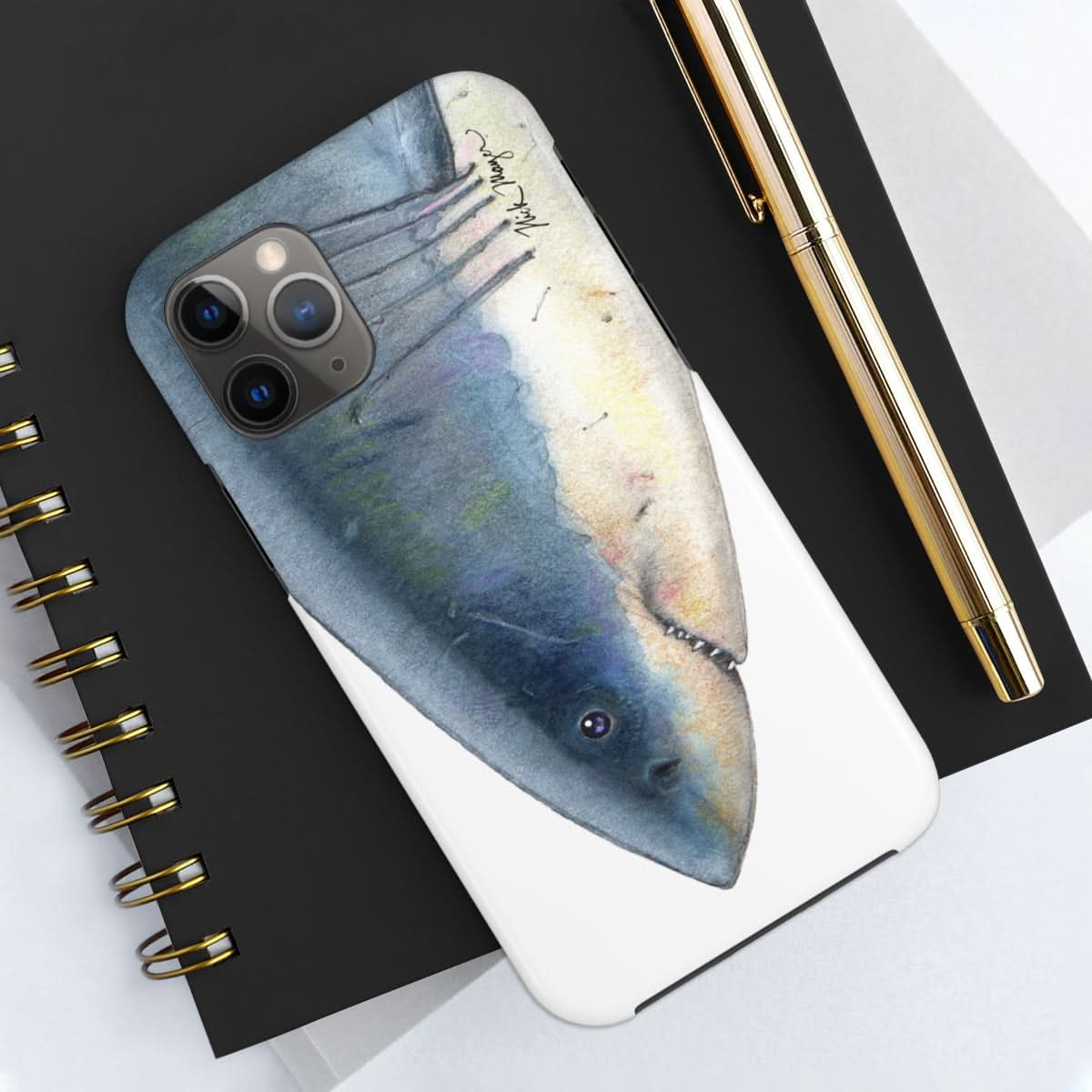 Great White Shark Face Phone Case (iPhone)