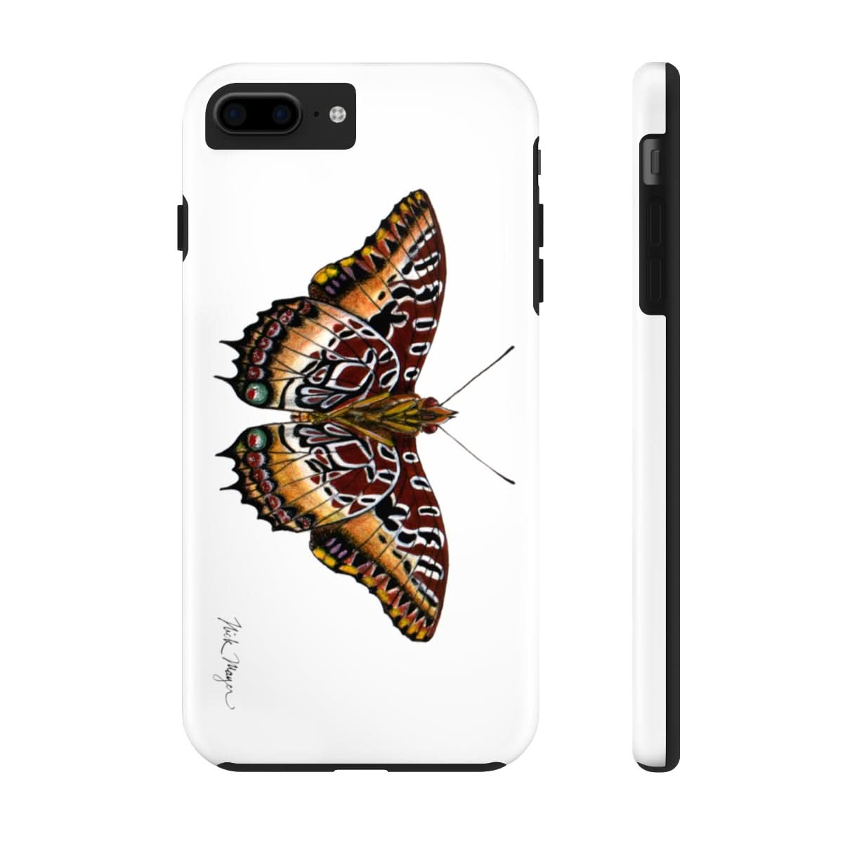 Black Bordered Charaxes Phone Case (iPhone)