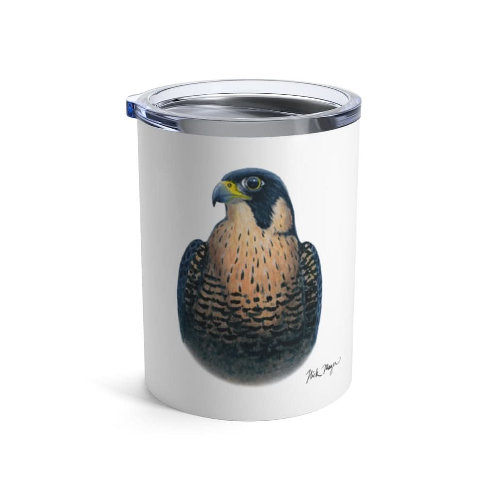 Peregrine Falcon, 10 oz Steel Tumbler