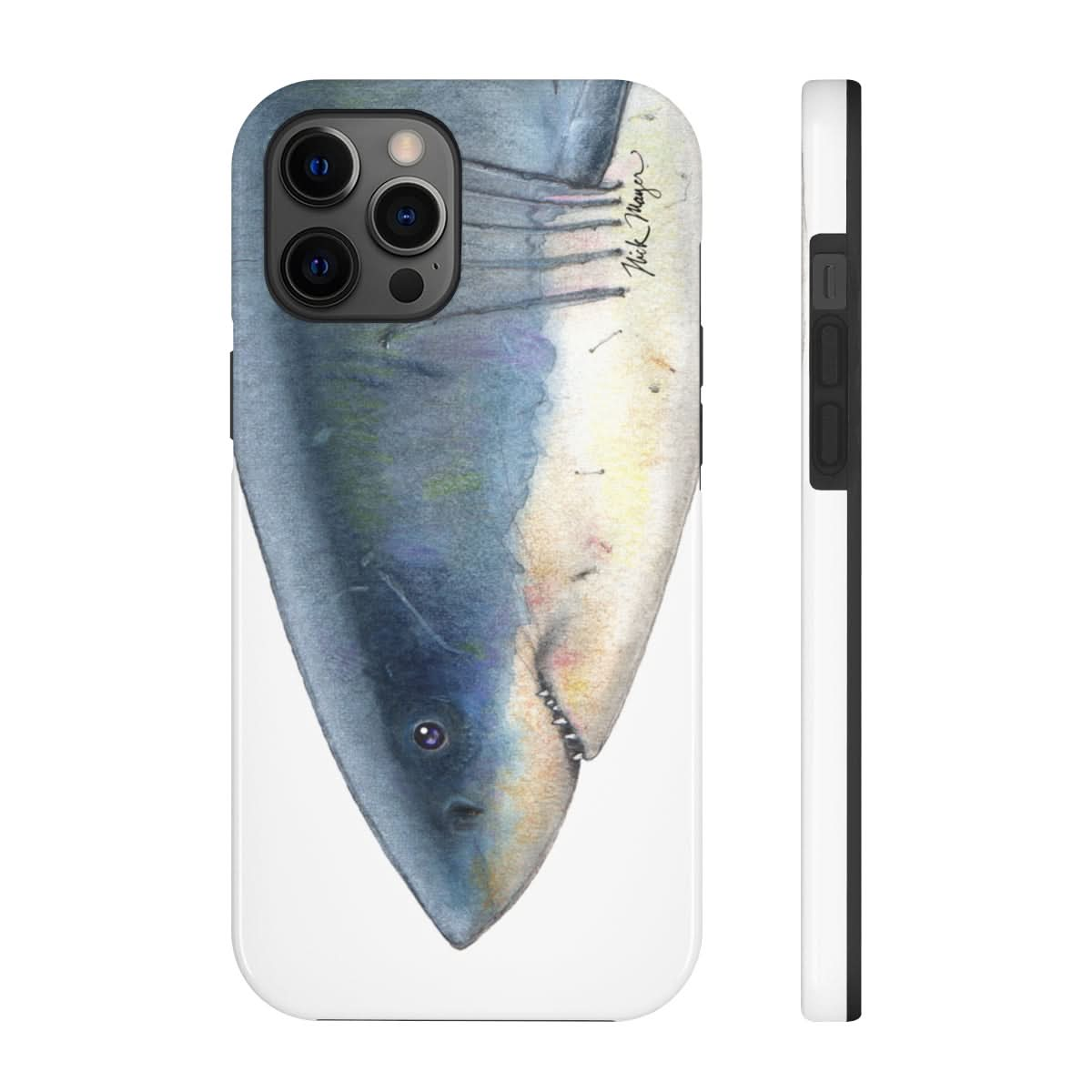 Great White Shark Face Phone Case (iPhone)