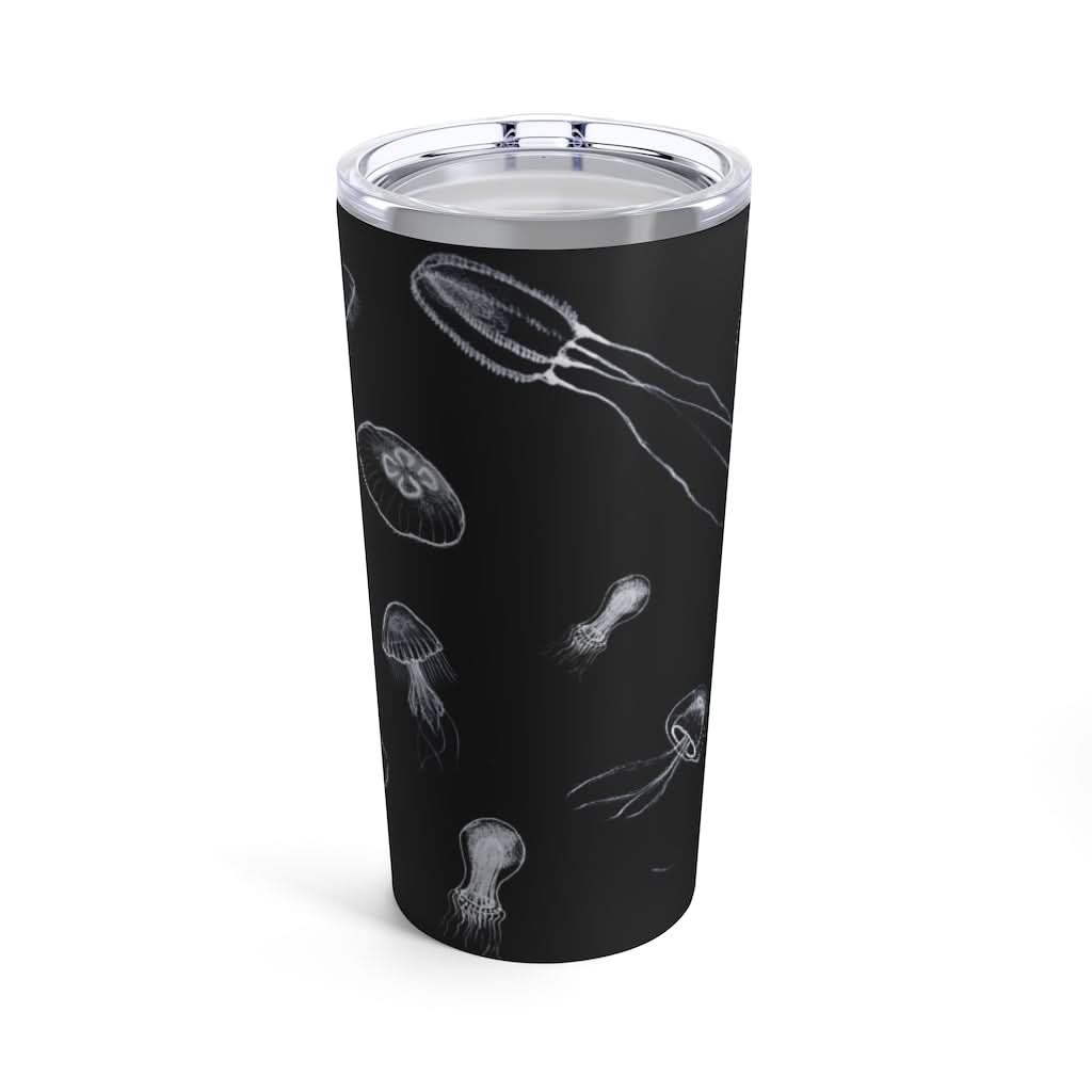 Night Jellyfish, 20 oz Steel Tumbler