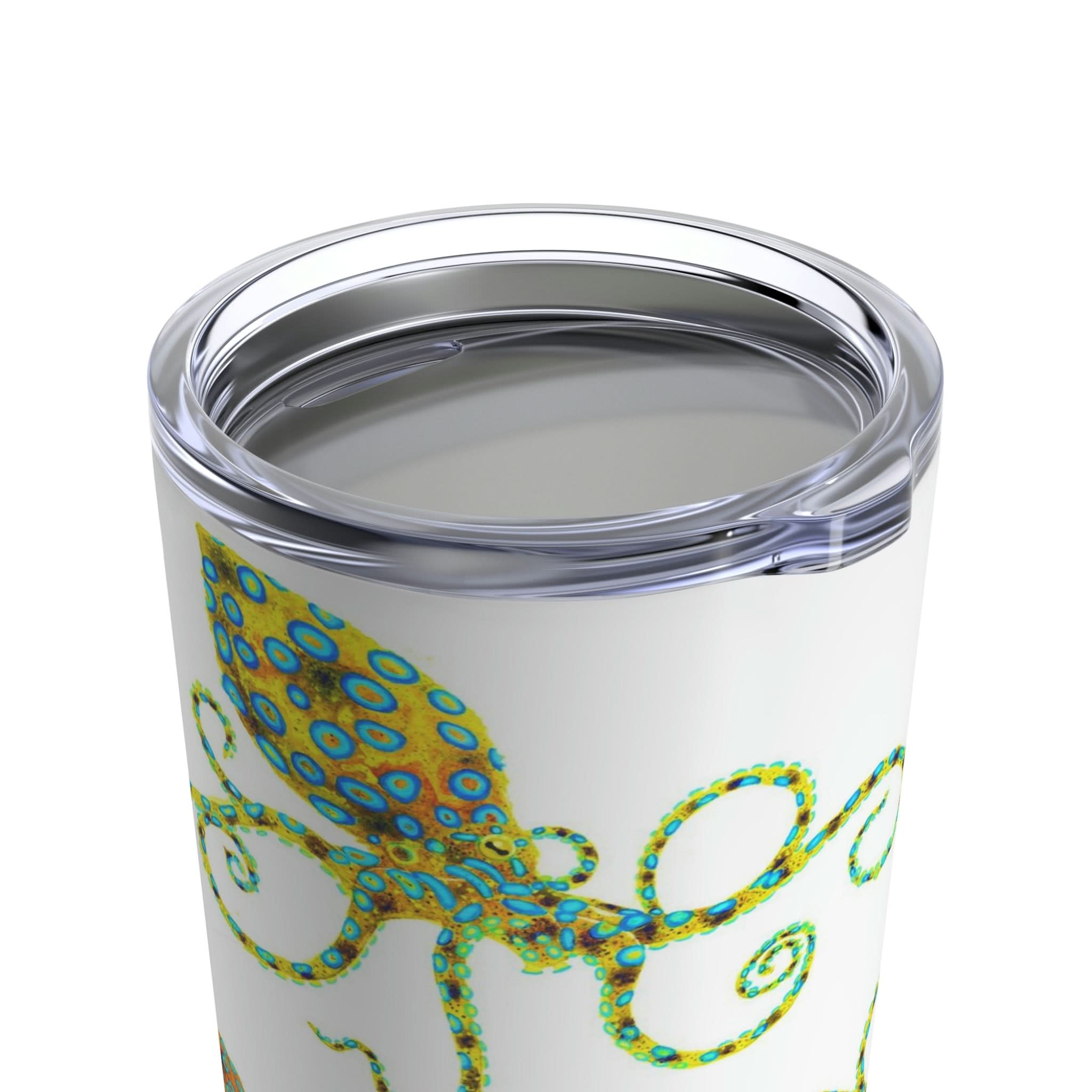 Blue Ringed Octopus Family, 20 oz Steel Tumbler