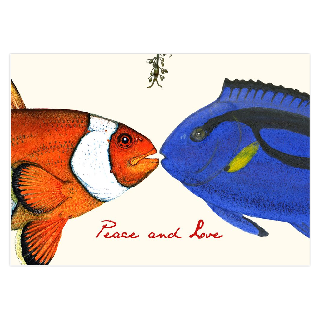 Holiday Kisses Cards, Clownfish