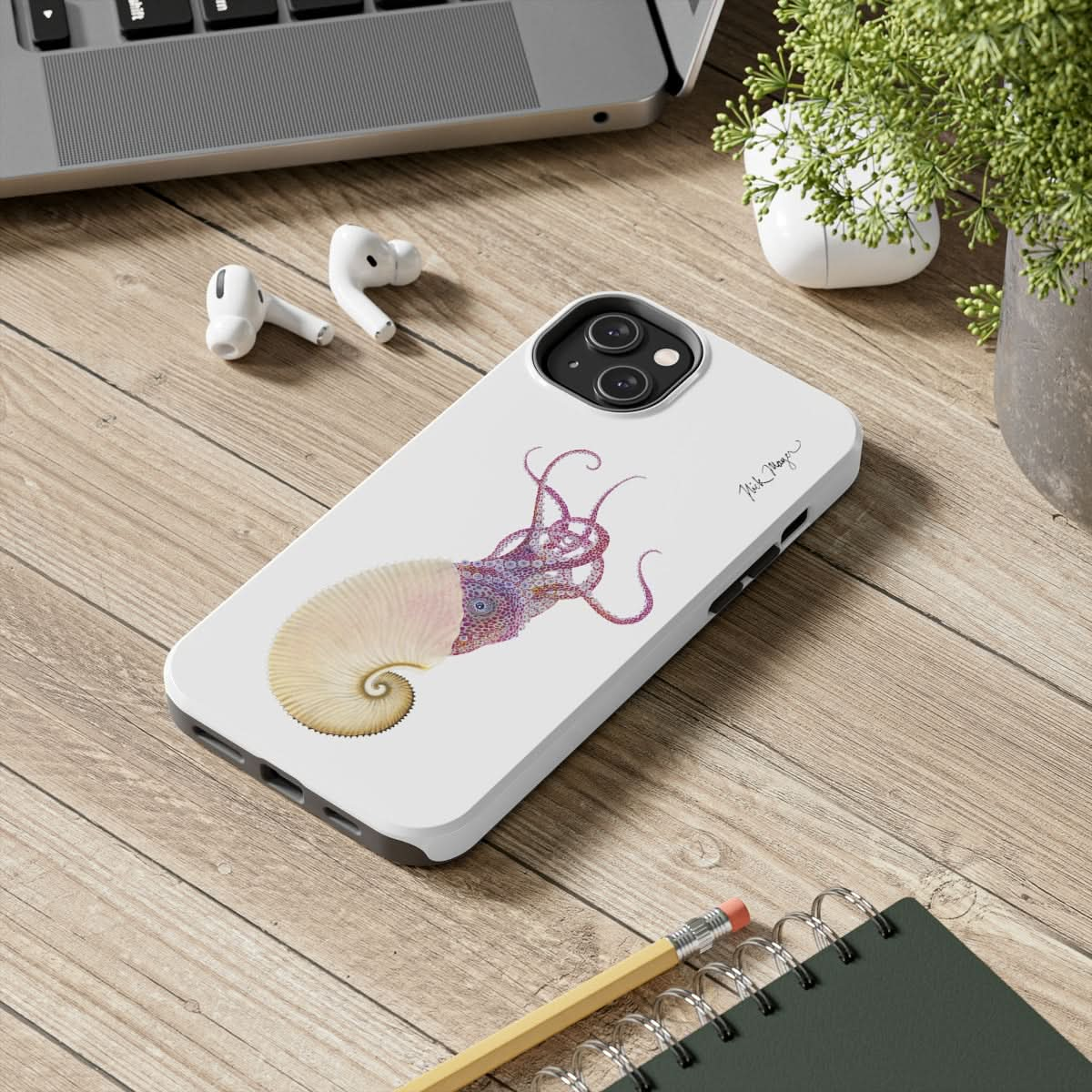 Paper Nautilus Phone Case (iPhone)