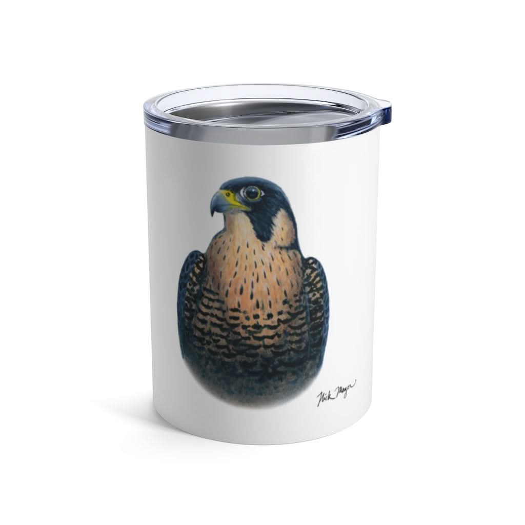 Peregrine Falcon, 10 oz Steel Tumbler