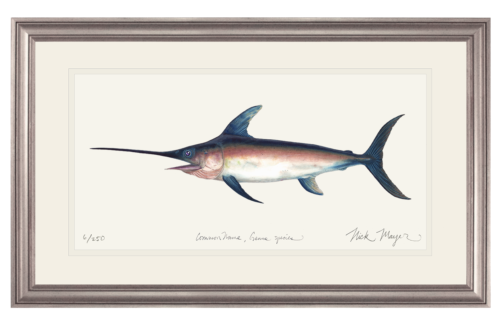 Swordfish Limited Edition Print