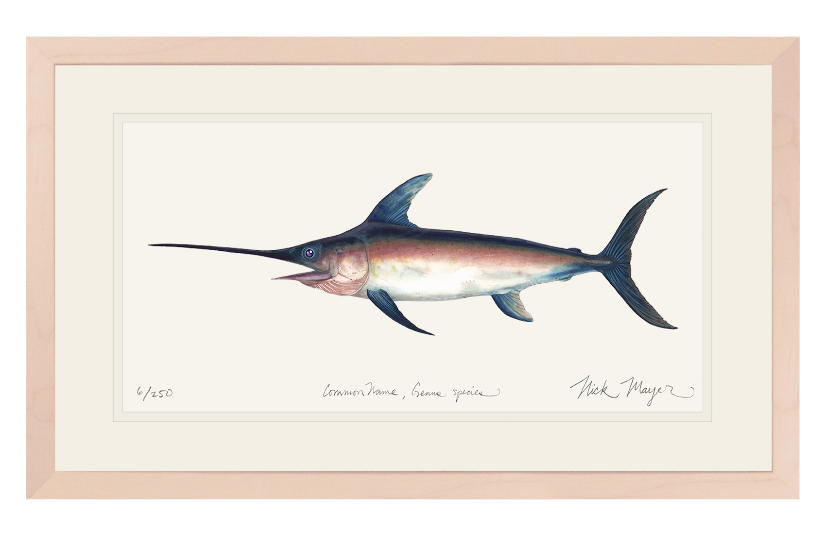 Swordfish Limited Edition Print