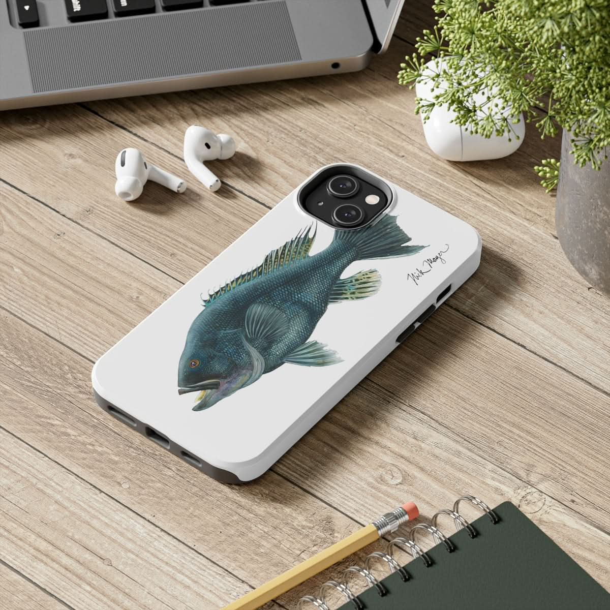 Black Sea Bass Phone Case (iPhone)