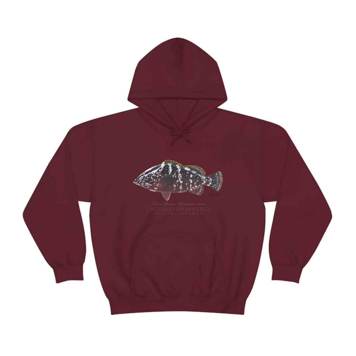 Endangered Nassau Grouper Warm Hoodie