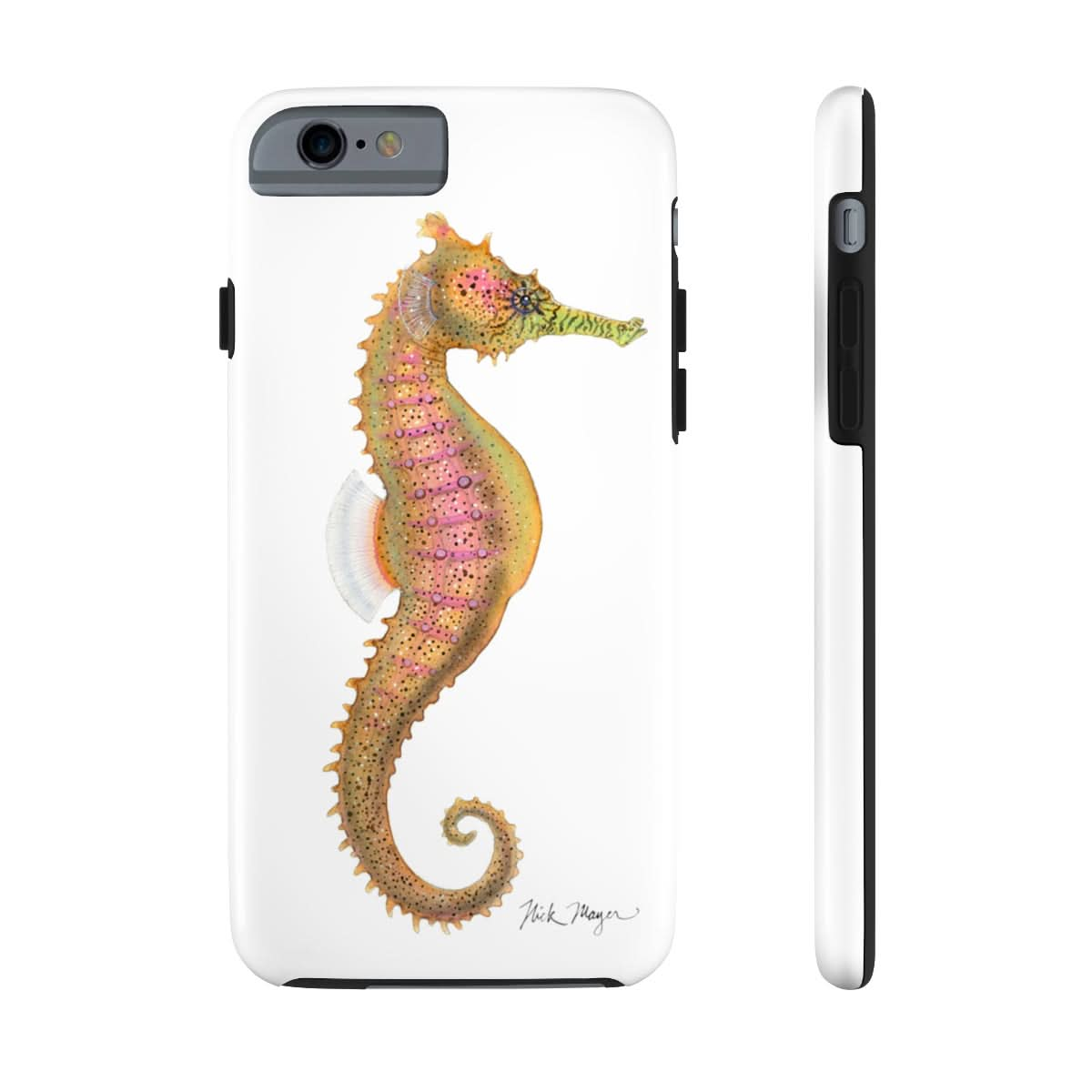 Pink Seahorse Phone Case (iPhone)