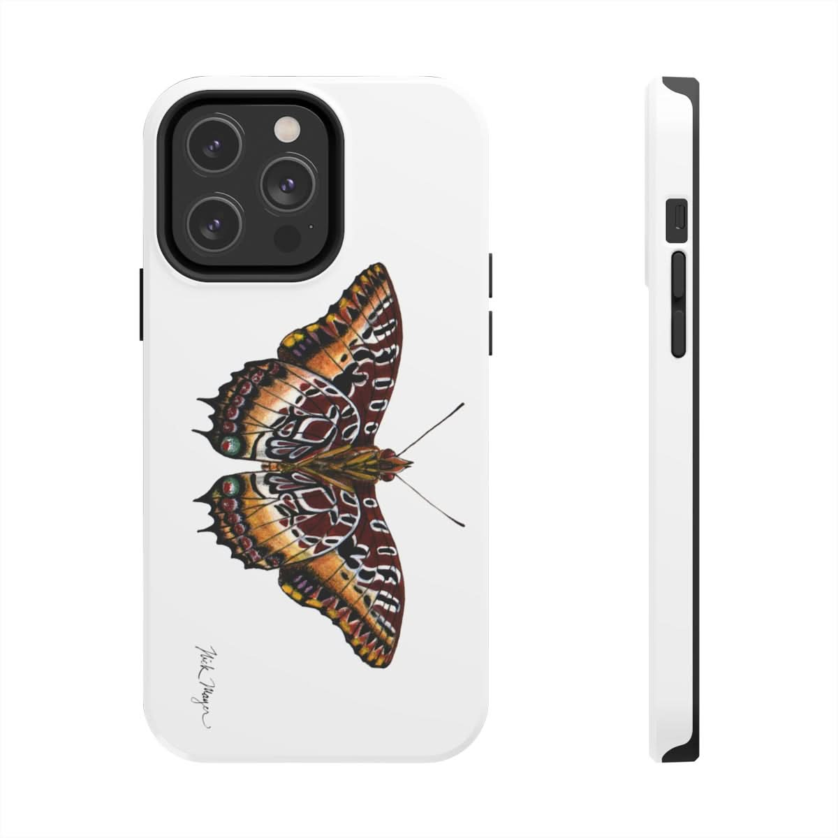 Black Bordered Charaxes Phone Case (iPhone)