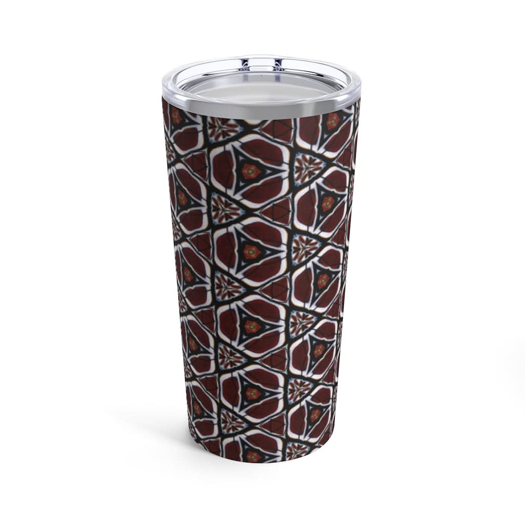 Maroon Butterfly 2, 20 oz Steel Tumbler