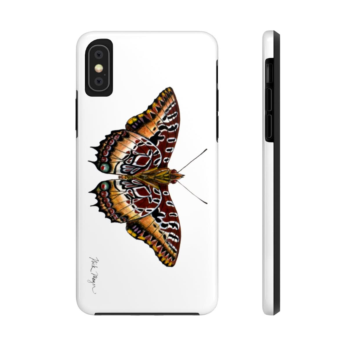 Black Bordered Charaxes Phone Case (iPhone)