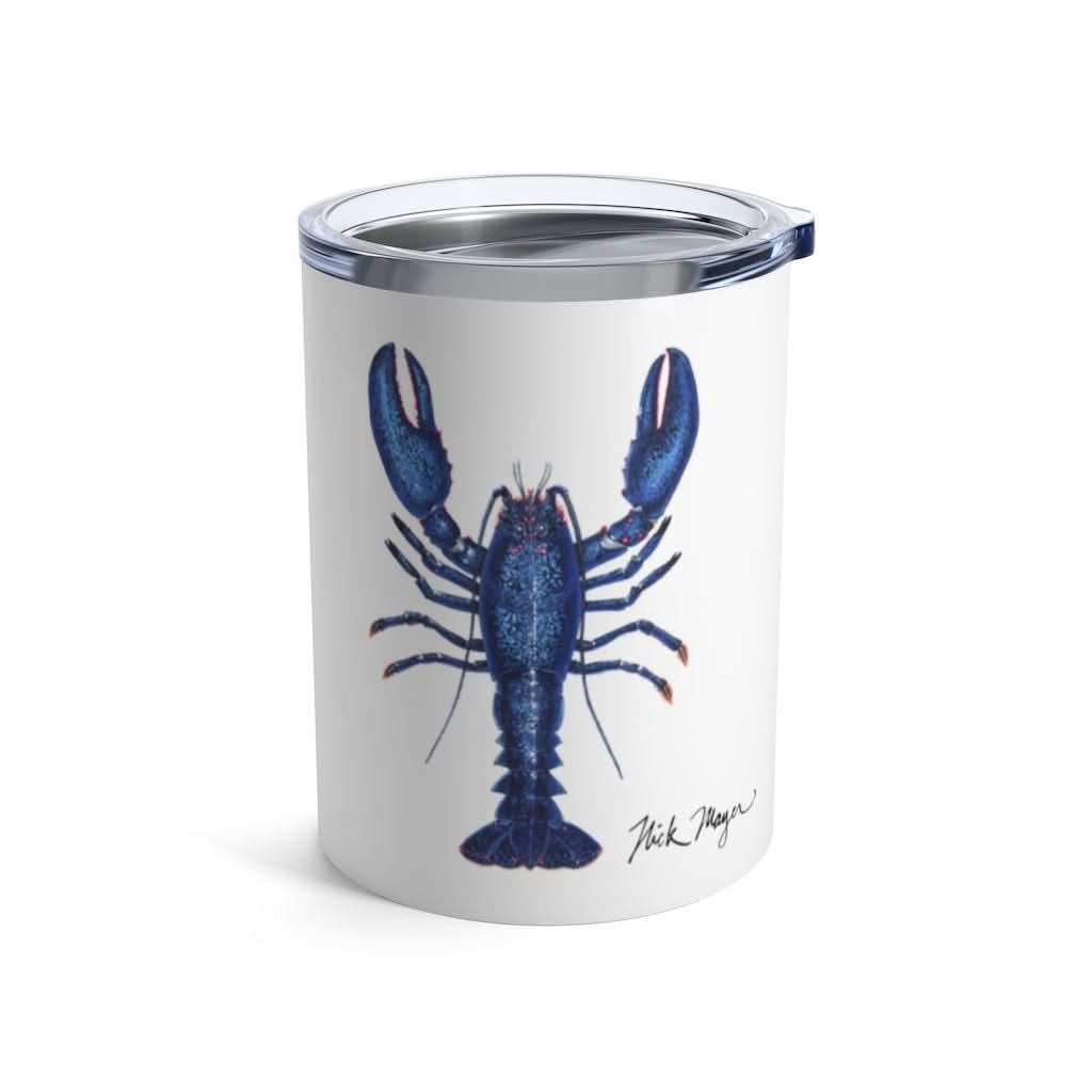 Blue Lobster 3, 10 oz Steel Tumbler