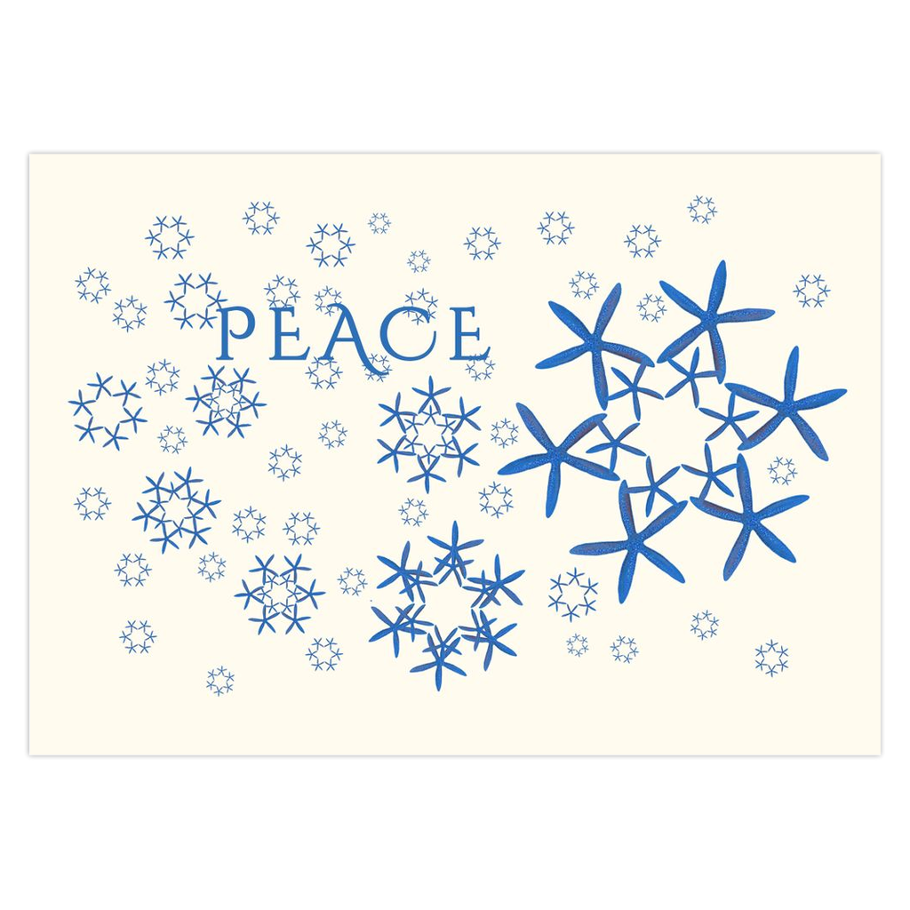 Starfish Snowflakes Holiday Cards