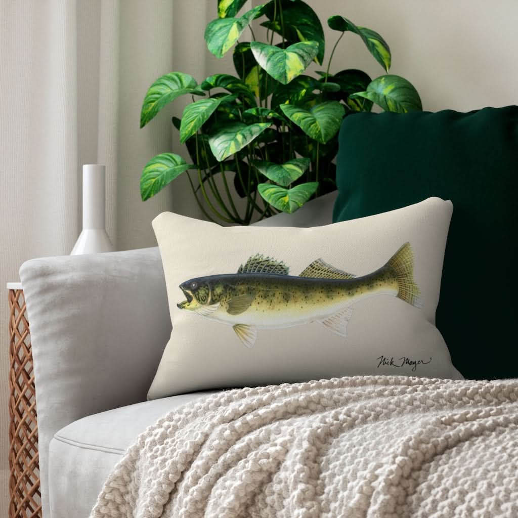 Walleye Throw Pillow