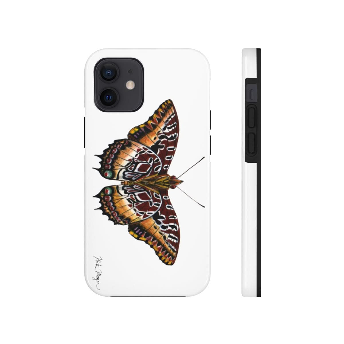 Black Bordered Charaxes Phone Case (iPhone)