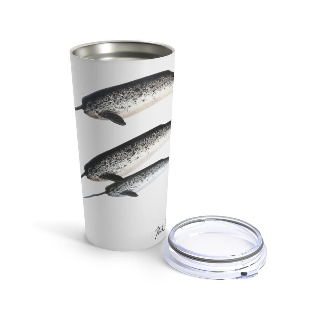 Narwhal Family, 20 oz Steel Tumbler