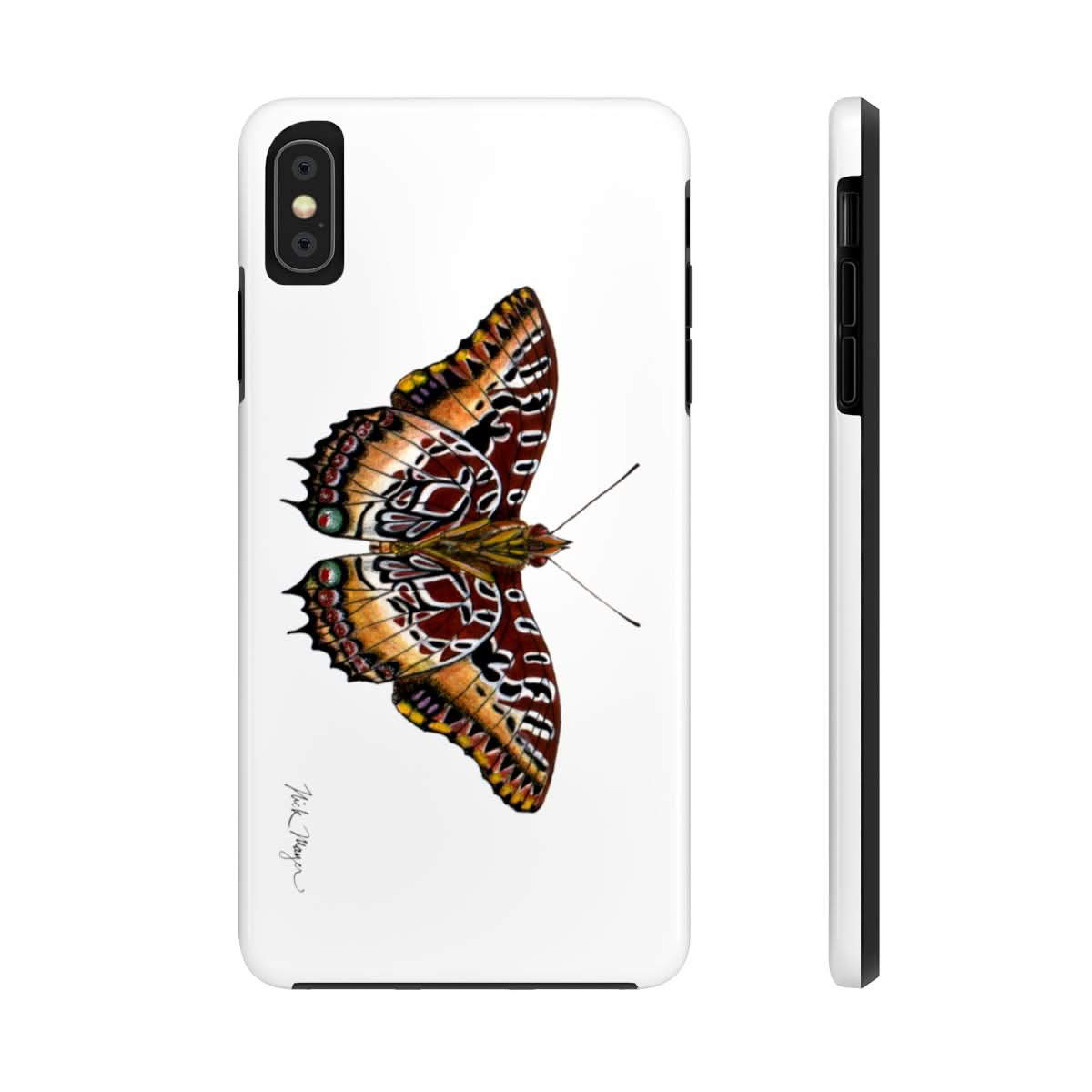 Black Bordered Charaxes Phone Case (iPhone)