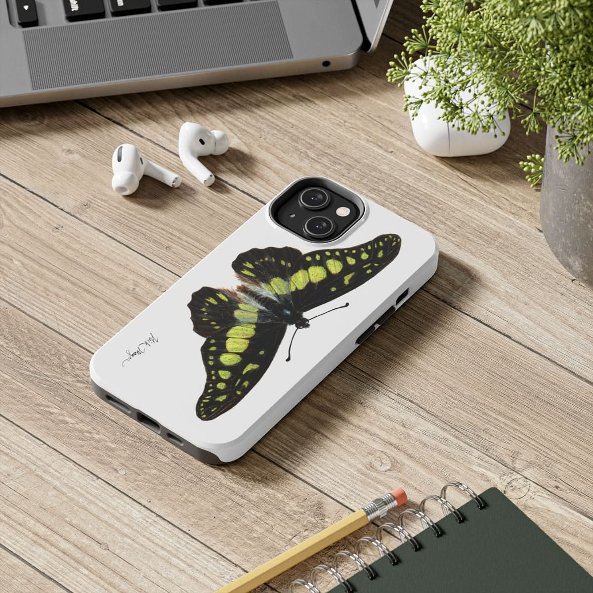 Electric Green Swordtail  Phone Case (iPhone)